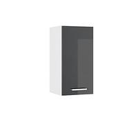 Vicco Armoire Suspendue R-Line, Anthracite Haute Brillance, 30cm