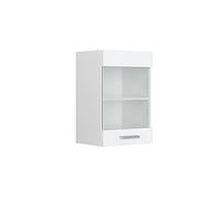 Vicco Armoire Suspendue R-Line, Blanc Haute Brillance, 40cm