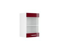 Vicco Armoire Suspendue R-Line, Bordeaux Haute Brillance, 40cm