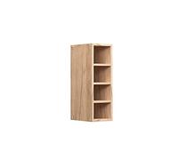 Vicco Armoire Suspendue R-Line, Chêne doré, 20cm | Rangement ouvert · 3 Tablettes · Librement combinable · Profondeur - 29 cm · ✓ Tout à portée de main