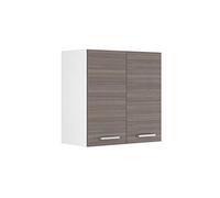 Vicco Armoire Suspendue R-Line, Gris, 60cm avec Portes, pour Montage Mural pour Le Rangement des ustensiles ménagers