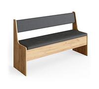 Vicco Banc d'angle Roman, Chêne doré, 136.6x41.5cm | adapté aux solutions d’angle peu encombrantes dans la salle à manger