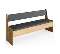 Vicco Banc d'angle Roman, Chêne doré, 166.6x41.5cm | adapté aux solutions d’angle peu encombrantes dans la salle à manger