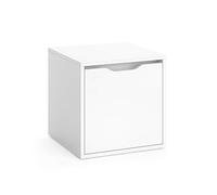 Vicco Banc pour Chaussures Ruben, Blanc, 40x40.6cm | compatible avec d'autres meubles de la série Ruben