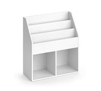 Bibliothèque enfant Vicco Luigi Blanc 72x79cm sans boîtes pliantes, Model 33176