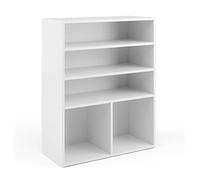Bibliothèque enfant Vicco Luigi Blanc 72x90.2cm 2 compartiments, Model 34209
