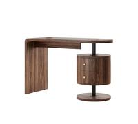 Vicco Bureau Lara, Chêne Rustique, 120x50cm avec 2 tiroirs, Convient aux postes de Travail informatiques et aux Applications de Bureau à Domicile