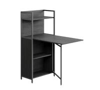 Vicco Bureau Savio, Noir, 30-100 x 57 cm