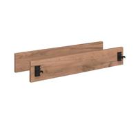 Vicco Cache-socle "R-Line", Chêne doré/Chêne doré 56.3 cm | ✓ Adapté aux meubles de 60 cm de profondeur · Lot de 2 · Hauteur 9,6 cm · ✓ Fixation facile aux pieds du meuble