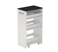 Vicco Caisson à roulettes Rivo, Blanc/Anthracite, 30x84.8cm