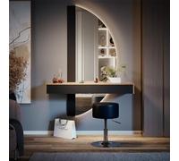 Vicco Coiffeuse Melisa, Noir, 120cm