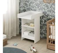 Vicco Commode à Langer Mona, Blanc, 60x103.5cm, adapté aux Soins sûrs des bébés et à Un Nettoyage Facile