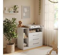 Commode à langer Vicco Olina Blanc 110x93cm, Model 62877