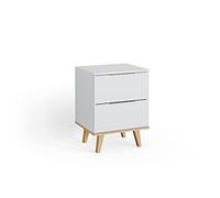 Vicco Commode avec tiroirs Nautica, Blanc, 40x61cm | convient pour le rangement de vêtements et d’objets du quotidien