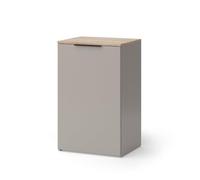 Vicco Commode Wido, Grège, 50x80cm avec étagère, pour Le Rangement et l’Organisation Peu encombrante