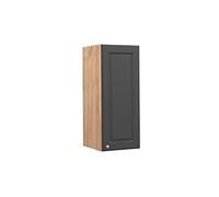 Vicco Elément Haut de Cuisine Fame-Line, Anthracite-Or, 30cm | Façade en MDF · Fermeture douce · 2 Tablettes · Poignées en métal · ✓ Rangement pratique