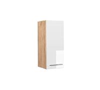 Vicco Elément Haut de Cuisine Fame-Line, Blanc Haute Brillance, 30cm, à Combiner avec d'autres modules de la série Fame-Line