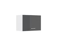 Vicco Elément Haut de Cuisine R-Line, Anthracite Haute Brillance, 60cm
