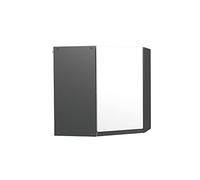 Vicco Elément Haut de Cuisine R-Line, Blanc, 57cm | Relie deux côtés de la cuisine · 1 Tablette · 1 Porte · Profondeur - 31 cm · Solution d’angle gain de place ✓