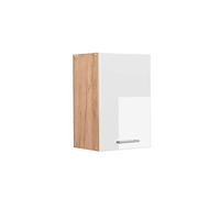 Vicco Elément Haut de Cuisine R-Line, Blanc Haute Brillance, 40cm | 1 Porte · 1 Tablette · Profondeur - 31 cm · Librement combinable · ✓ Rangement pratique