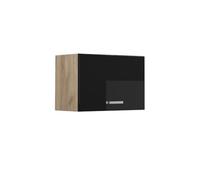 Vicco Elément Haut de Cuisine R-Line, Noir Haute Brillance, 60cm