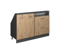 Vicco Ensemble de Meuble sous Pente Rion Chêne Artisan/Anthracite
