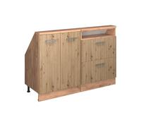 Vicco Ensemble de Meuble sous Pente Rion Chêne Artisan/Chêne doré