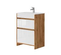 Vicco Ensemble Meubles Bain Detmold, Chêne doré, 59.6 cm