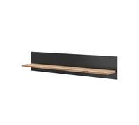 Vicco Étagère Amber, Chêne Wotan, 100x20cm | support mural, avec compartiment de rangement pour espace de stockage supplémentaire