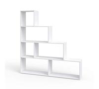 Vicco Étagère, Blanc, 163x155cm | utilisable comme séparateur de pièce avec compartiments ouverts à étagères
