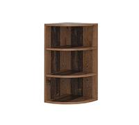 Vicco Étagère d'angle Ecki, Bois Antique, 30x60cm, pour Montage Mural avec Trois Compartiments Ouverts