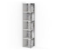 Vicco Étagère d'angle Lio, Béton, 33.3x162.2cm