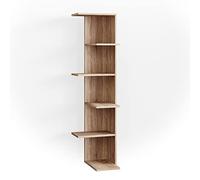 Vicco Étagère d'angle Tera, Sonoma, 37x140.1cm | peut être utilisé pour le rangement de livres et d’objets de décoration