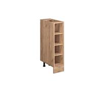 Vicco Etagère de Cuisine R-Line, Chêne de Force doré, 20cm sans PT, pour Une Combinaison Libre au Sein de systèmes de Cuisine modulaires