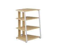 Vicco Étagère de Rangement Tonar, Sonoma/Blanc, 61x78cm | 4 étagères ouvertes, convient au rangement des appareils hi-fi et multimédias