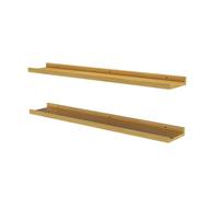 Vicco Étagère Murale Linus, Naturel Bois, 90x4cm | Lot de 2, pour montage mural offrant des surfaces de rangement modulables dans l’espace de vie
