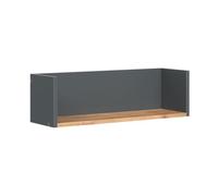 Vicco Étagère murale "Viktor", Anthracite/Chêne doré 67.8 x 20 cm | pour montage mural pour livres, objets déco ou accessoires de salle de bain