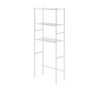 Vicco Étagère pour Machine à Laver Miso, Blanc, 66x162cm, pour Le Rangement de lessive et d’Accessoires de Salle de Bain