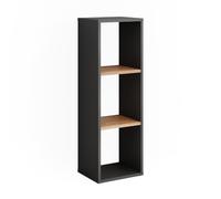 Vicco Étagère sur Pied Orlando, Anthracite/chêne doré, 30x90.5cm | avec étagères réglables pour une utilisation flexible