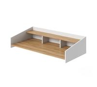 Vicco étagère surélevée Viktor, Chêne Artisan/Blanc, 127.2x30cm