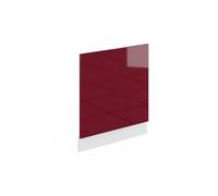 Vicco Façade R-Line, Rouge Brillant, 60cm | Pour lave-vaisselle semi-intégré de 60 cm · Sans plan de travail · Adapté à la façade de cuisine · Librement combinable