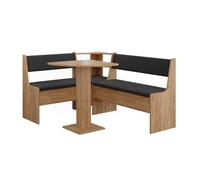 Vicco Groupe de banquettes d'angle Roman, Chêne doré/Anthracite, 60x60cm