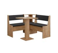 Vicco Groupe de banquettes d'angle Roman, Chêne doré/Anthracite, 60x60cm