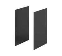 Vicco Habillage latéral pour Lave-Vaisselle R-Line Anthracite | Lot de 2, pour une combinaison libre au sein de systèmes de cuisine modulaires