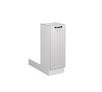 Vicco Îlot de Cuisine Fame-Line, Blanc Campagne, 30cm | Façade en MDF · 1 Tablette · Pieds réglables en hauteur · Poignées en métal · Fermeture douce