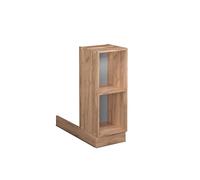 Vicco Îlot de Cuisine Fame-Line, Chêne doré, 30cm | Rangement ouvert · 1 Tablette · Pieds réglables en hauteur · ✓ Tout en vue · Librement combinable