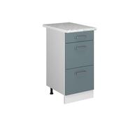 Meuble bas universel Vicco R-Line Bleu-gris 40cm avec tiroirs, Model 41800
