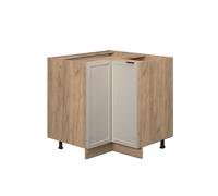 Vicco Meuble d'angle Fame-Line, GrisBeige, 80.5cm sans PT, à Combiner avec d'autres modules de la série Fame-Line