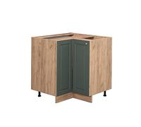 Vicco Meuble d'angle Fame-Line, Vert Or Campagne, 80.5cm sans PT, à Combiner avec d'autres modules de la série Fame-Line