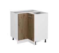 Vicco Meuble d'angle R-Line, Chêne Artisan, 75.6cm sans PT, pour Une Combinaison Libre au Sein de systèmes de Cuisine modulaires